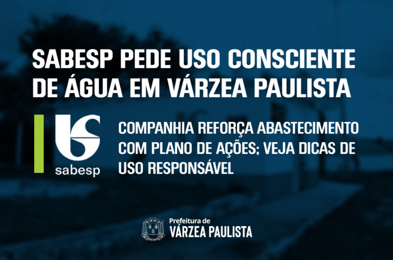  Sabesp reforça necessidade do consumo consciente de água